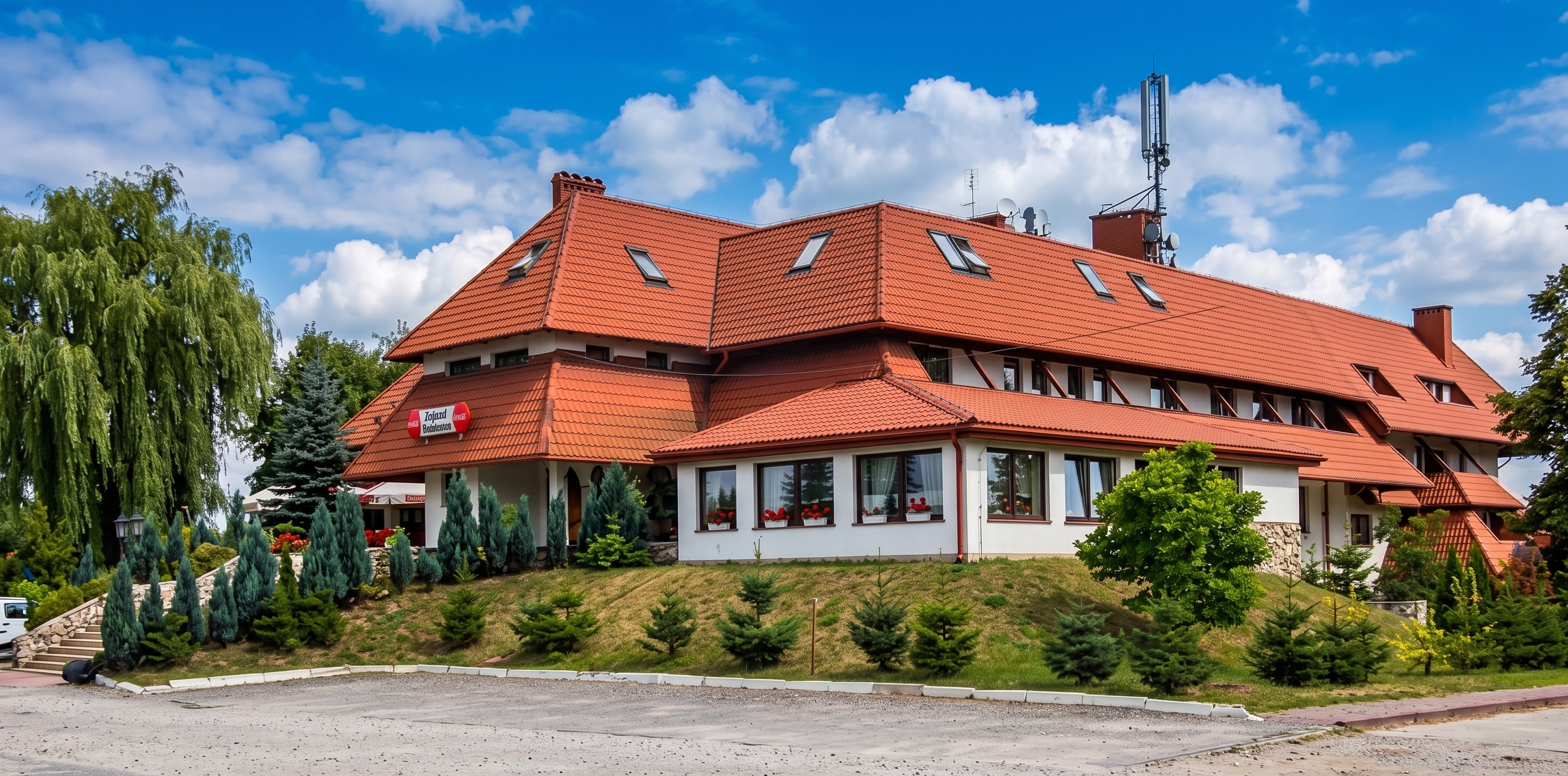 Zajazd Kosynier widok z góry